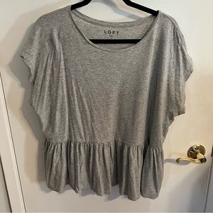 Loft Peplum Shirt